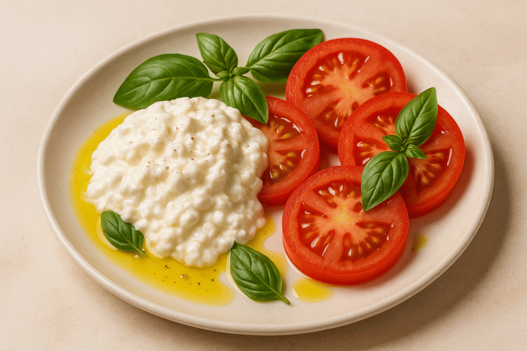 stracciatella-cheese-with-tomatoes-basil-and-olive-oil